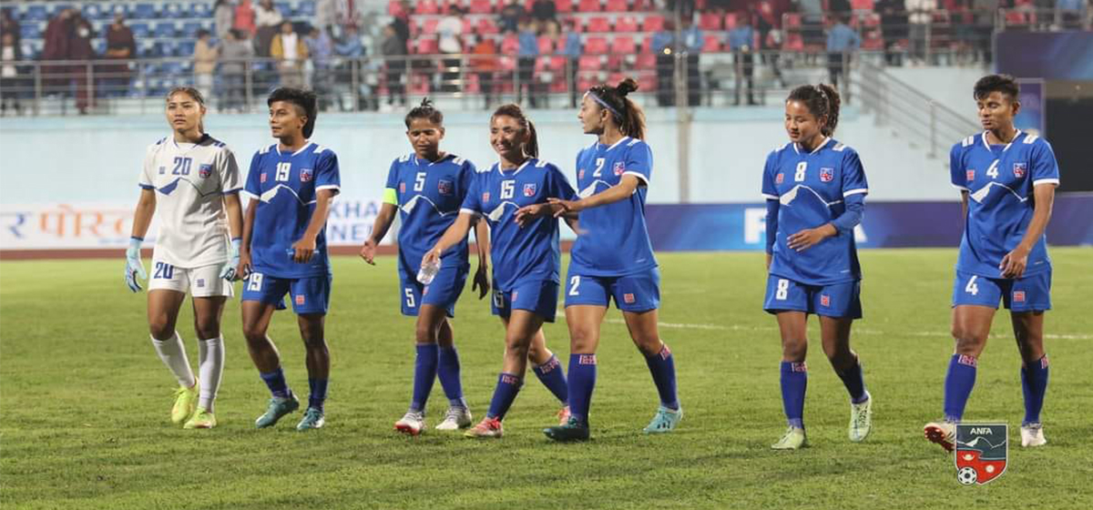 महिला फुटबलमा नेपाल भियतनामसँग पराजित